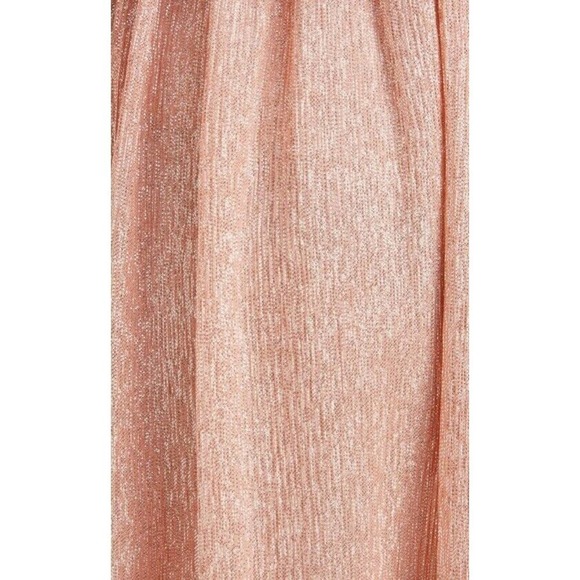 Runway Marc Jacobs Tie Front Silk Metallic Dress Womens Size 0 NWT $1200 - Picture 6 of 16